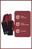 Note Deep Impact Lipstick Kremsi Dokulu Yarı Parlak Ruj 11 Vibrant Pink - Kırmızı