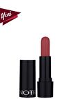 Note Deep Impact Lipstick Kremsi Dokulu Yarı Parlak Ruj 04 Terracotta - Kırmızı