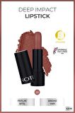 Note Deep Impact Lipstick Kremsi Dokulu Yarı Parlak Ruj 03 Confident Rose - Nude