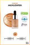 Note Drop Highlighter Likit Aydınlatıcı 02 Charming Desert