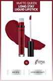 Note Matte Queen Lipstick Kalıcı Likit Ruj 16 Royal Velvet - Kırmızı