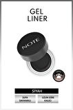 Note Gel Liner Mat Bitişli Suya Dayanıklı Kalıcı Jel Eyeliner - Siyah