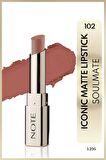 Note Iconic Matte Lipstick Kalıcı Mat Ruj 102 Soulmate - Nude