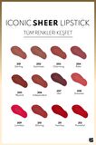 Note Iconic Sheer Lipstick Nemlendirici Parlak Ruj 208 Dreamer - Pembe