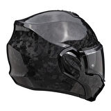 Scorpion Exo-Tech Evo Onyx Carbon Çene Açılabilir Motosiklet Kaskı Siyah