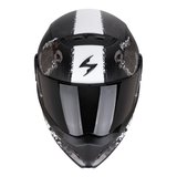 Scorpion Covert FX Skullz Kapalı Motosiklet Kaskı Mat Siyah  Gri  Altın
