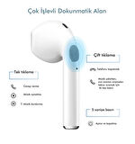 Huawei Mate 40 Pro 5G Uyumlu İ18 Touch Kablosuz Bluetooth Kulaklık
