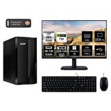 Acer Aspire TC1760 i5 12400 36GB 256GB SSD GT730/4GB W11P DT.BHUEM.005 MASAÜSTÜ PC & 23.8" MONİTÖR
