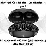 Coofbe Yeni Nesil Klipsli Bluetooth Vers.5.3 Kulakiçi Bluetooth Kulaklık Stereo Kulakiçi Kulaklık