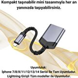 Coofbe İPhone to SD-MicroSD Hafıza Kart Okuyucu Dönüştürücü Adaptör 480Mbps İphone Kart Okuyucu