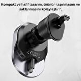 Coofbe Type-C Kablolu Magsafe Kablosuz 15W Araç Şarjı Araç Telefon Tutucu İphone 13 14 15 Pro Max Uyumlu