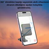 Coofbe 360° Döner Başlıklı Magsafe Uyumlu Torpido Üstü Araç Tutucu İphone 12 13 14 15 Pro Max Uyumlu