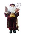 YILBAŞI FİGÜR NOEL BABA (BORDO) 60CM