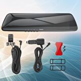 Coofbe HD 1080P Ön Arka Sürüş Kaydedici Dikiz Aynası Araç Kamerası Araç Oto Kamera Sürüş Kamerası Ayna