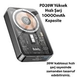 Coofbe HC Seri Magsafe Uyumlu Manyetik PD20W 10000mAh Powerbank İphone 12 13 14 15 Pro Max Powerbank