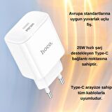 Coofbe Super Şarj Akım Koruma Pd Type-C Girişli  30W Şarj Başlık Samsung Xiaomi İphone Şarj Başlığı 