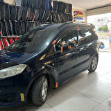 Sts Oto Aksesuar Ford Courier 2014-2017 Arası Uyumlu Batman Yarasa Ayna Kapağı Piano Black Abs Plastik