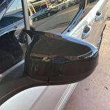 Sts Oto Aksesuar Ford Courier 2014-2017 Arası Uyumlu Batman Yarasa Ayna Kapağı Piano Black Abs Plastik