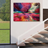 Hayal Gücü Bulutları Dekoratif Kanvas Duvar Tablosu-3721