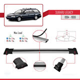 Subaru Legacy 2 (BD) 1994-1999 Arası ile Uyumlu FLY Model Ara Atkı Tavan Barı Gri 3 Adet