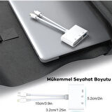 Coofbe Type-c-İphone OTG Dönüştürücü İphone Kart Okuyucu SD-TF Kart Çevirici USB Kamera Okuyucu Adaptör