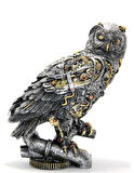 Steampunk Polyester Baykuş Figürü Model 1