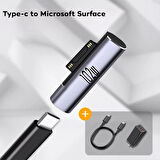 ALLY Type-c to Microsoft Surface Pro 8-7-6-5-4-3 İçin Çevirici Otg Adaptör