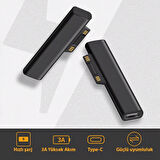 ALLY Type-c to Microsoft Surface Pro 8-7-6-5-4-3 İçin Çevirici Otg Adaptör