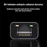 Coofbe Type-c to RJ45 Dönüştürücü Type-c to Ethernet Dönüştürücü Lan Adaptör 2.5 Gbps Ethernet Kit