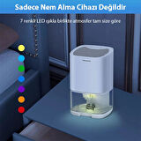 Coofbe Led Işıklı Otomatik Banyo Mutfak Oda Dolap 1000ml Nem Alma Cihazı Mantar Rutubet Nem Önleyici