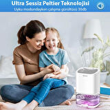 Coofbe Led Işıklı Otomatik Banyo Mutfak Oda Dolap 1000ml Nem Alma Cihazı Mantar Rutubet Nem Önleyici