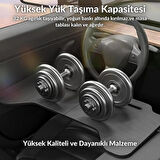 Polham Tesla Model 3 ve Model Y İle Uyumlu Araç İçi Çalışma Masası, Bardaklı, Telefon Standlı Tepsi