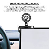 Polham Tesla Model Y, Model S, Model X, Model 3 Ekranı İle Uyumlu Manyetik Telefon Tutucu, Titremez Sarsılmaz