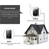 Polham 300 Metre Uzun Menzilli Kablosuz Kapı Zili, Ev, Ofis, İş Yeri, Yazlık İçin Yüksek Sesli Kapı Zili