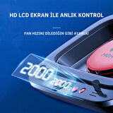 Polham 7 Kademeli Turbo Fanlı RGB Laptop Soğutucu | 2400 RPM Güçlü Soğutma | 14-19.3” Uyumlu Stand