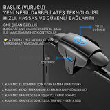 Polham Tüm Telefonlara Uygun PUBG ve Call of Duty Uyumlu Şarjlı Oyun Tetiği | Hızlı Ateş ve Hassas Nişan