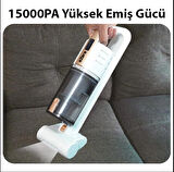 Ezere 15000pa LED Işıklı Kuru Islak Kullanım Kablosuz Güçlü El Araç-Ev Süpürgesi