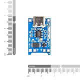 TP4056 Korumalı Type-C USB Girişli Şarj Modülü