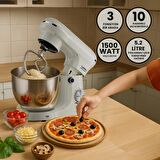 Kitchen Helper PV-4700 1500W-5.2 Litre -10 Kademe Hız Ayarı  Stand Mikser Hamur Yoğurma Makinesi