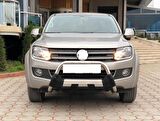 Mitsubishi L200 2007+ Off Road Krom Poliüretan Ön Koruma Ön Tampon Koruma Demiri Amazonplus AQM4WD