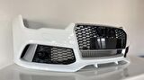 Arisar Audi A7 2015-2017 Uyumlu Rs7 Ön Tampon Panjur Seti ( Krom Çerçeve )