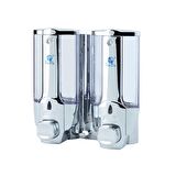 Omnipazar Xinda ZYQ138SK Sıvı Sabun ve Şampuan Dispenseri 2' li Krom 2x380 ml