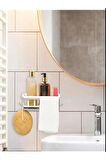 Yapışkanlı Pratik Çok Amaçlı Mutfak Banyo Lavabo Düzenleyici Askılı Organizer Sıvı Sabunluk