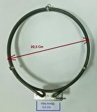 Vestel 1800 Watt Fırın Turbo Rezistansı , Regal , SEG , Finlux Uyumlu Rezistans