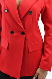 Kadın Astarlı Blazer Ceket 0101-22
