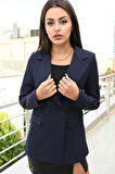 Kadın Astarlı Blazer Ceket 0101-22