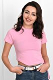 Büzgü Detaylı Kısa Kollu Tshirt 9958