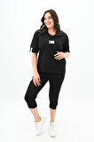 Kadın Büyük Beden Taytlı Takım 3753-23