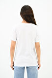 Kadın Leopar Baskılı T-shirt 1731-24