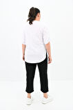 Kadın Büyük Beden Oversize T-shirt Takım 8104-24